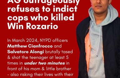 क्विन्सका विन रोजारियोको हत्या गर्ने प्रहरी अधिकारीमाथि अभियोग नलाइने, परिवार र अधिकारकर्मी आक्रोशित